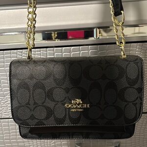 black coach klare bag